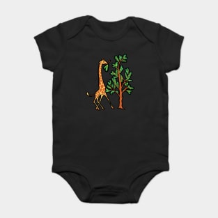 Vintage Giraffe Baby Bodysuit